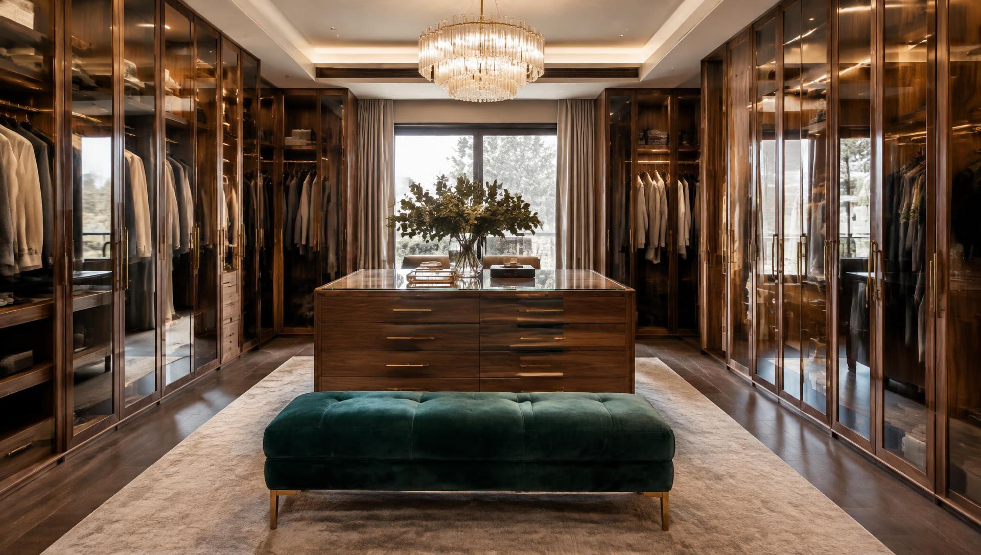 Walnut Dressing Room — interior design inspiration